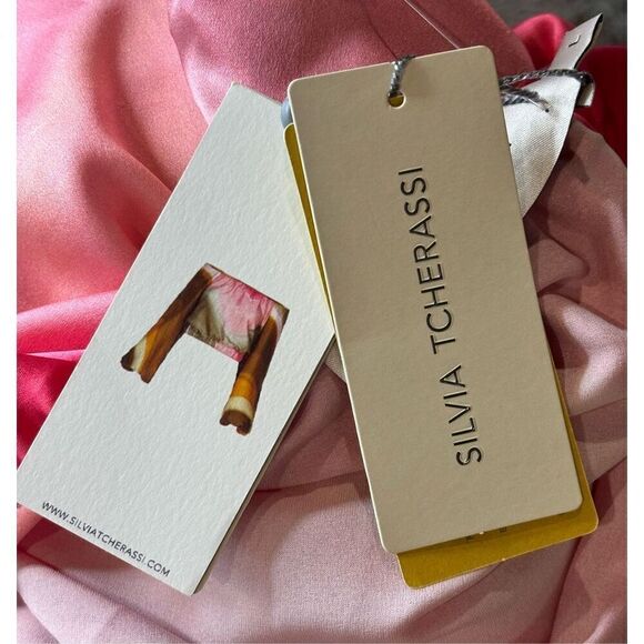 Silvia Tcherassi Dariella off-shoulder blouse NWT Size Large - Picture 9 of 10